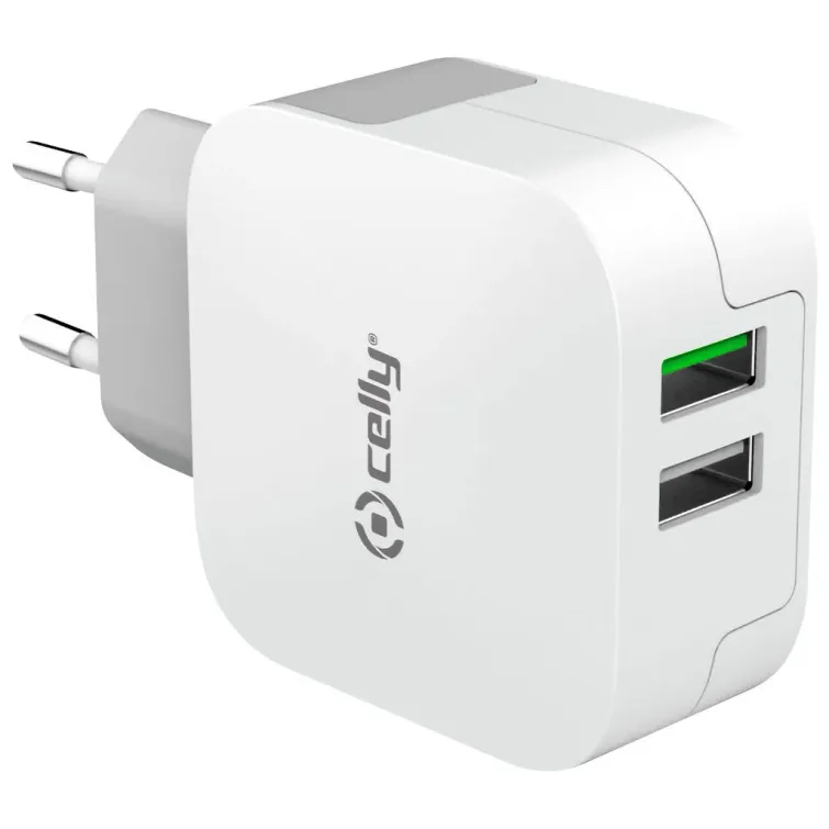 VERKKOADAPTERI 230V 2XUSB 17W 3.4A