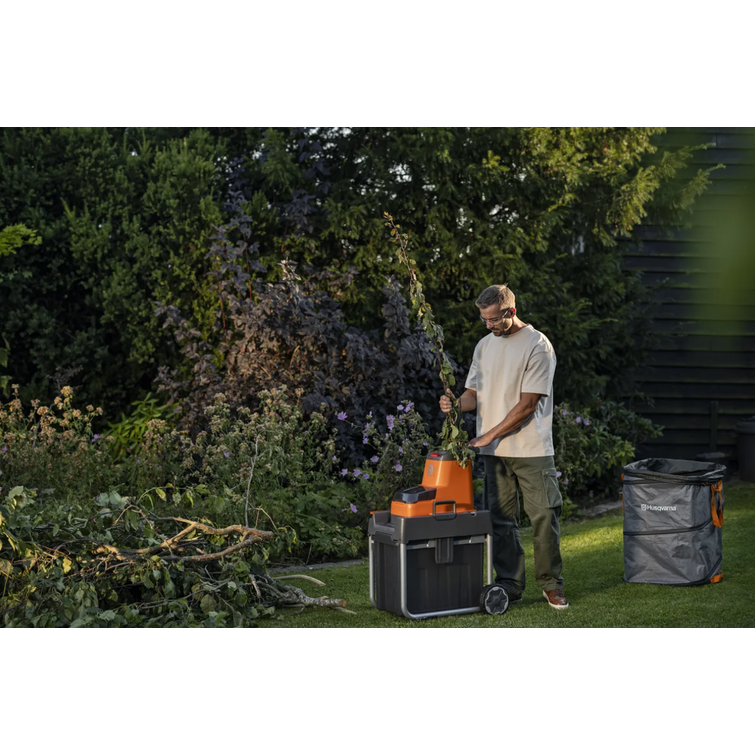 HUSQVARNA GS 340is, Akkukäyttöinen oksasilppuri, ilman akkua ja laturia