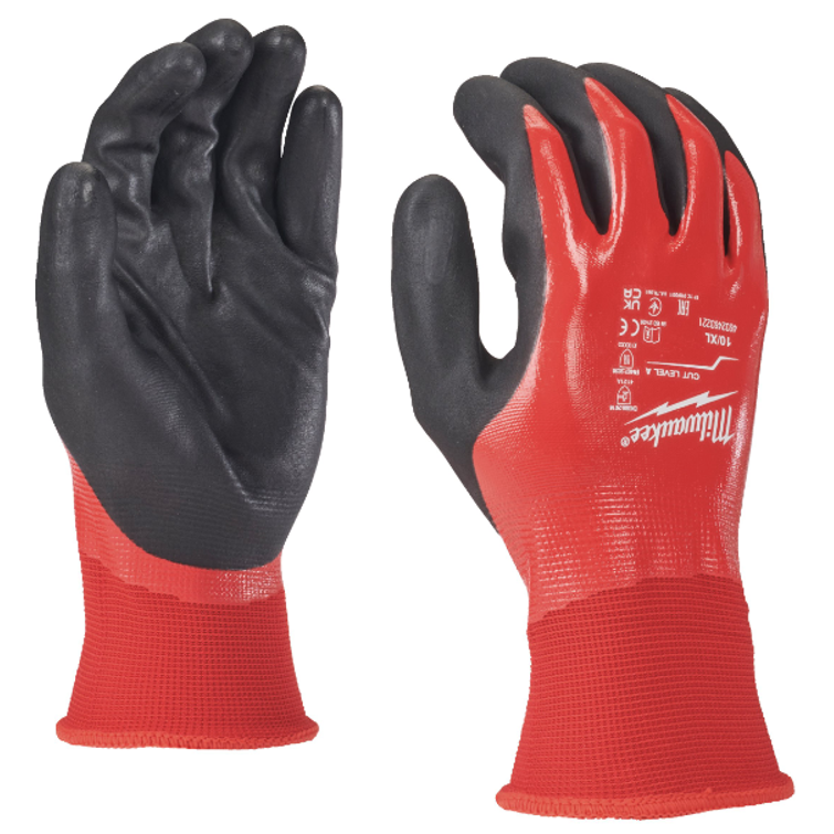 MILWAUKEE KÄSINEET PÄÄLLYSTETYT 8/M 4932493219