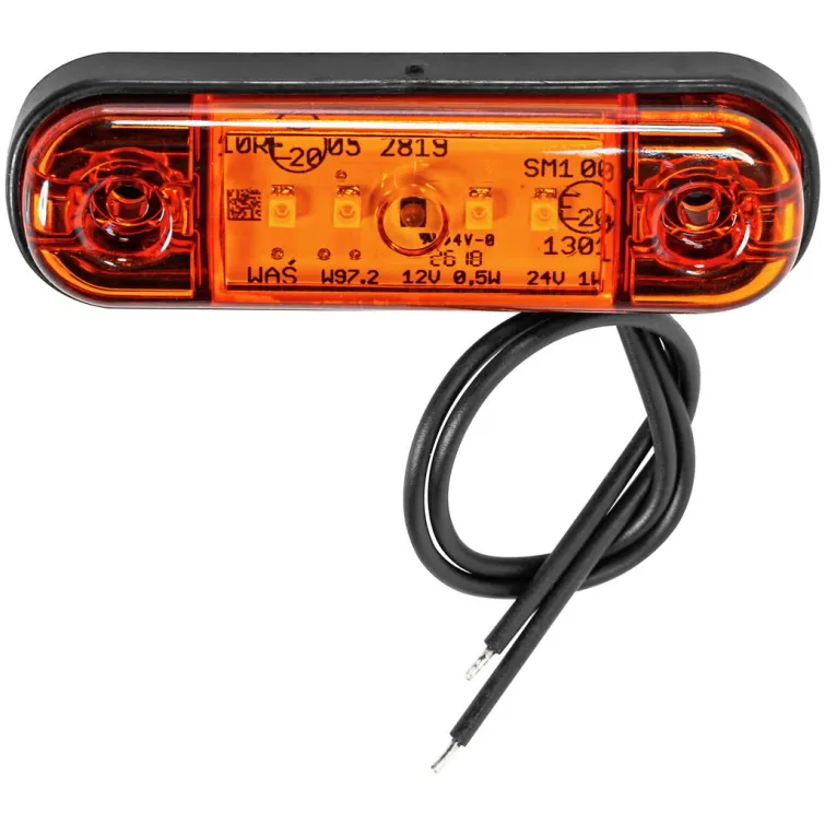 ÄÄRIVALO LED MATALA KELTAINEN 12-24V
