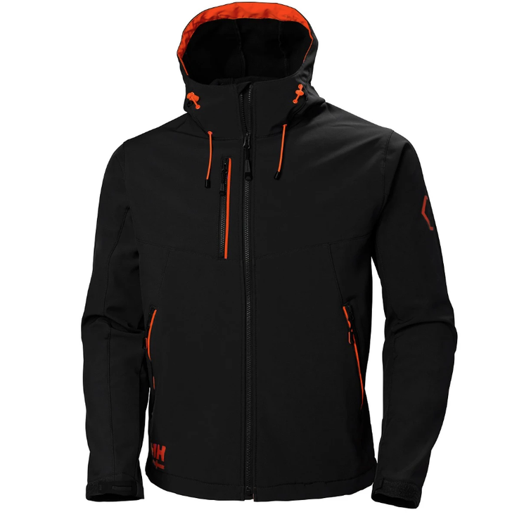 SOFTSHELL TAKKI 2XL CHELSEA EVO MUSTA