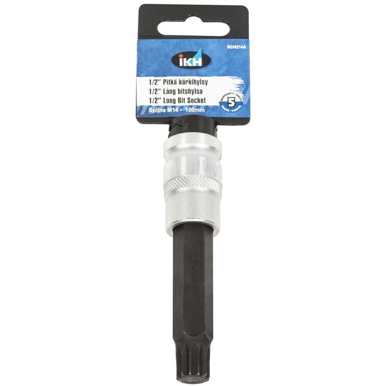 TÄHTIHYLSY 1/2' 12-TÄHTI 14MM 100MM