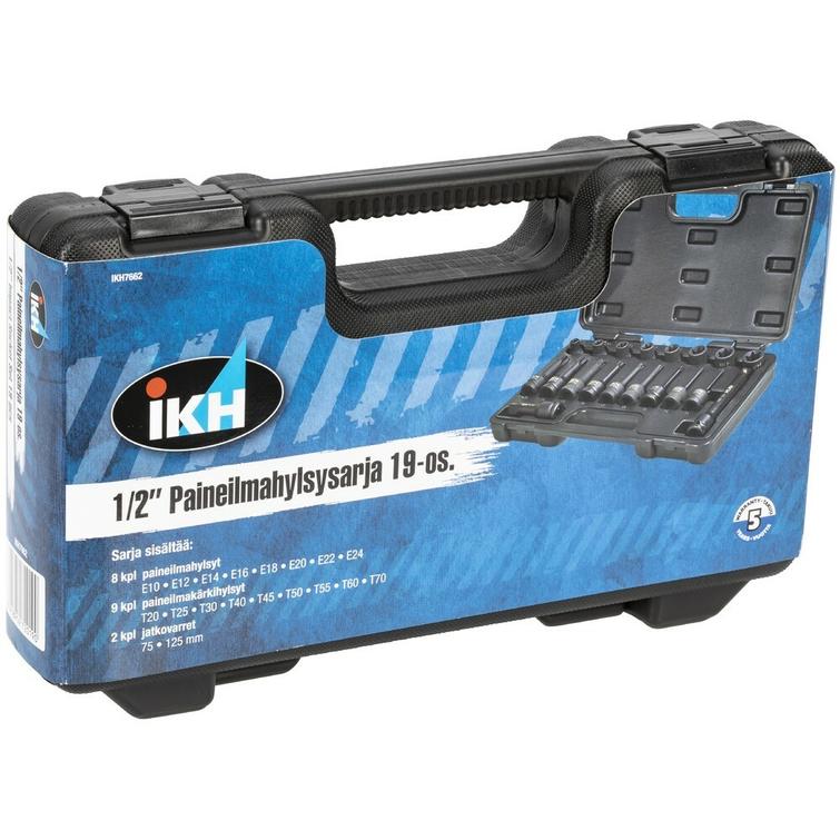 HYLSYSARJA 1/2' TORX UROS/NAARAS 19-OS. IKH7662