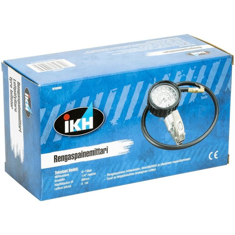 ILMANPAINEMITTARI ISONÄYTTÖ MAX 15BAR IKH8060