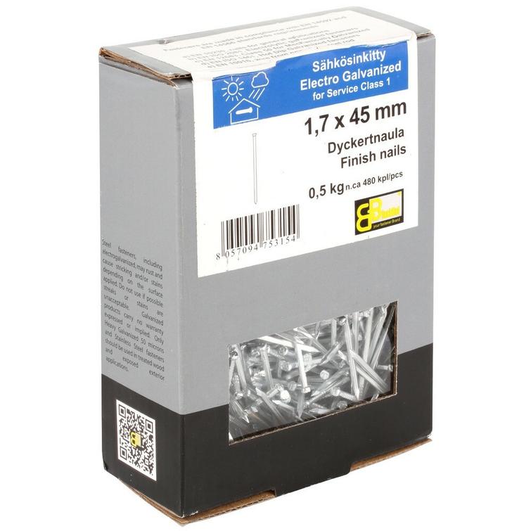 NAULA VIIMEISTELY IRTO 1,7X45MM 0,5KG SI XAN1745