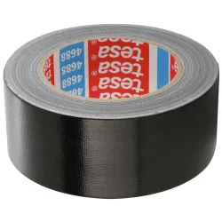 KANGASTEIPPI PE 4688 MUSTA 25M/50MM TESA