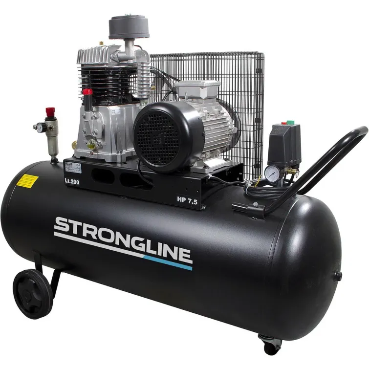 KOMPRESSORI 3-V 7,5HP 925L/200L MUSTA