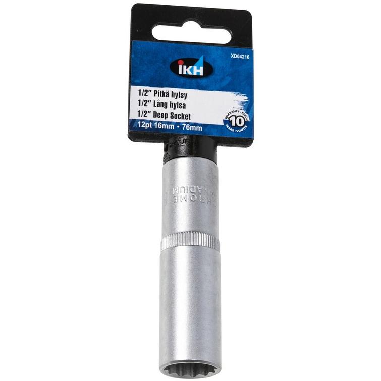 HYLSY 1/2'- 16MM 12-KULMA PITKÄ XD04216