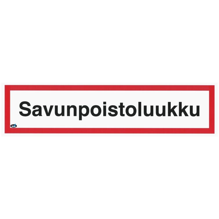 OPASTE SAVUNPOISTOLUUKKU 400X100 MUOVI TRA129M