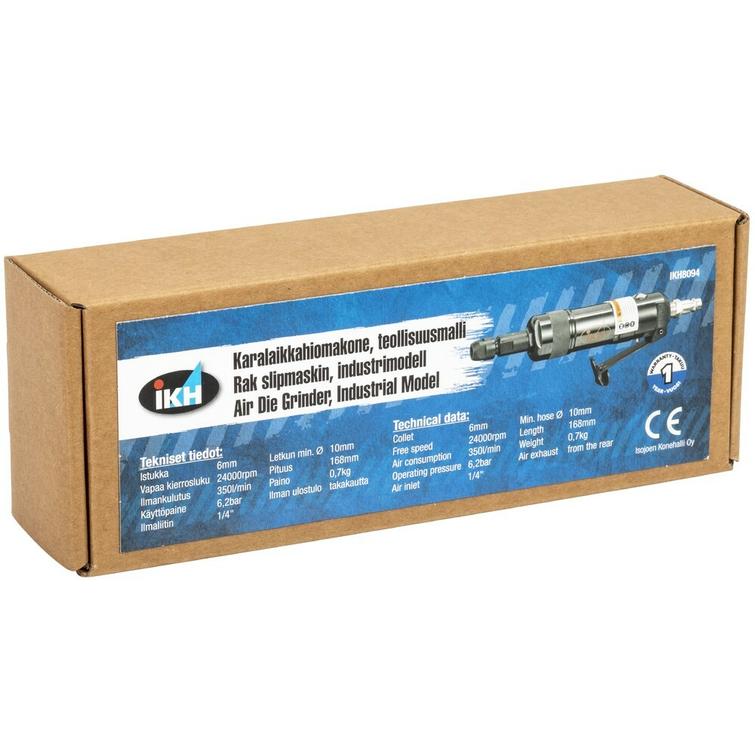 SUORAHIOMAKONE 6MM TEOLLISUUS 24000RPM IKH8094