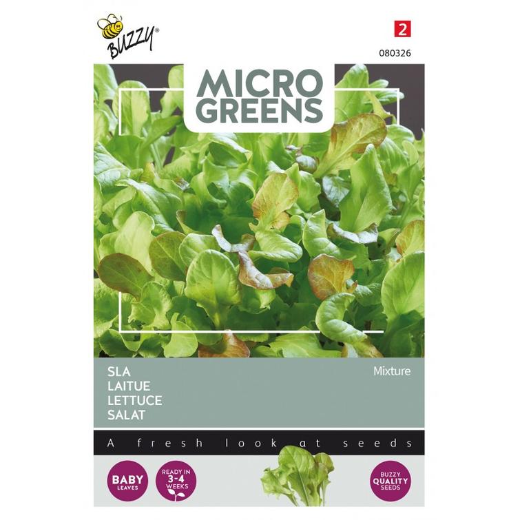 BUZZY MICRO GREENS LEHTISALAATTISEKOITE 980326