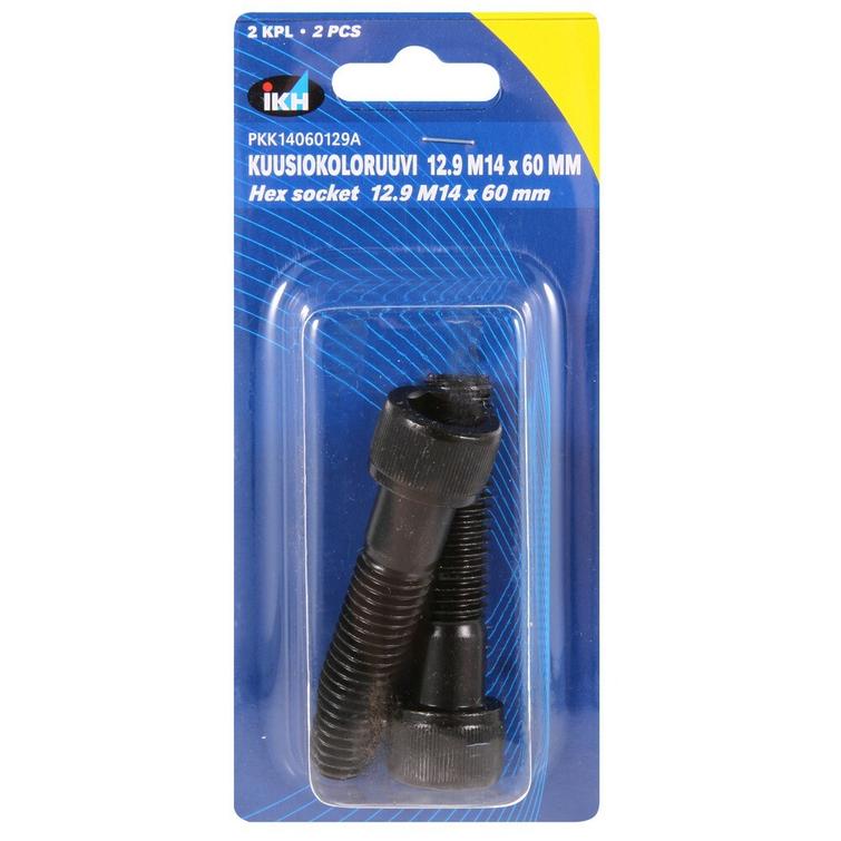 KUUSIOKOLORUUVI M14X60 12.9 2KPL DIN912 PKK14060129A
