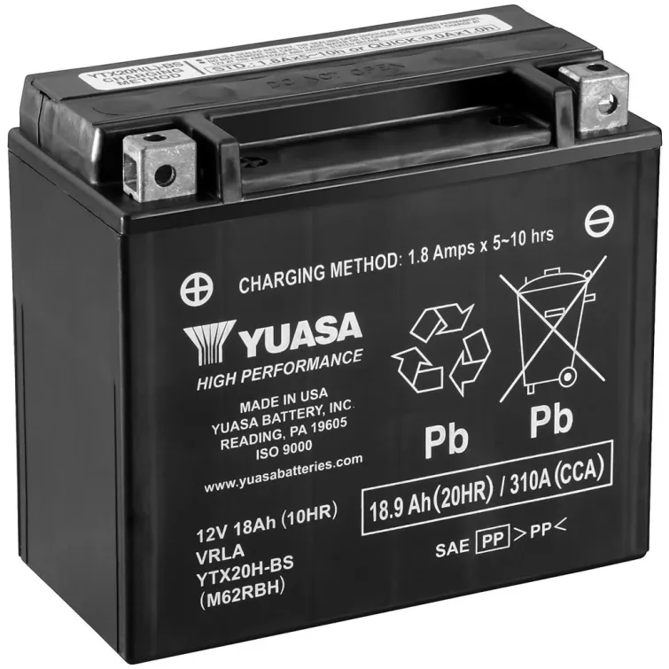 AKKU YUASA  MP 18,9AH AGM +- 175X87X155