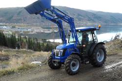 Solis 90 12+12 4WD, Ohjaamolla,Etukuormaajalla