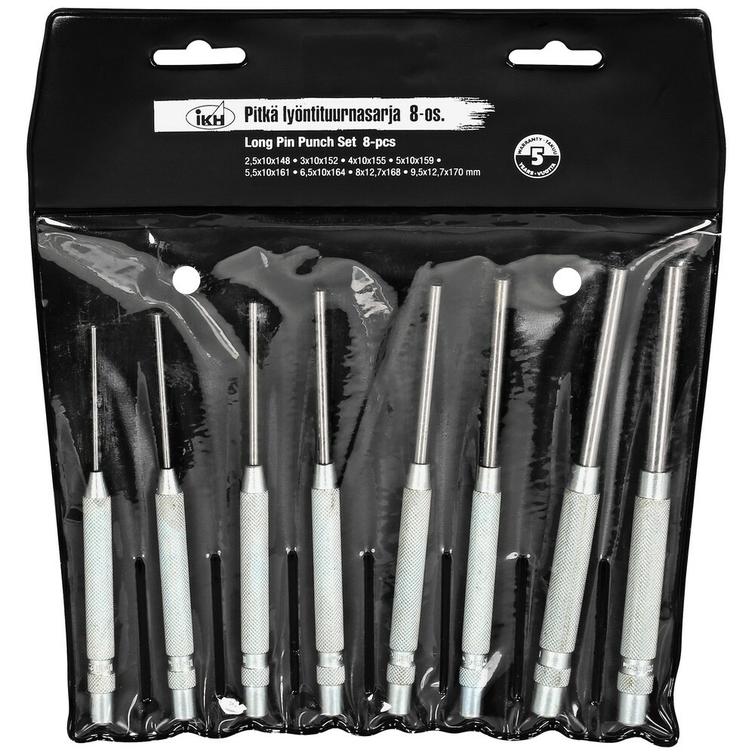 LYÖNTITUURNASARJA 8-OS. 2,5-9,5MM PITKÄT IKH6425