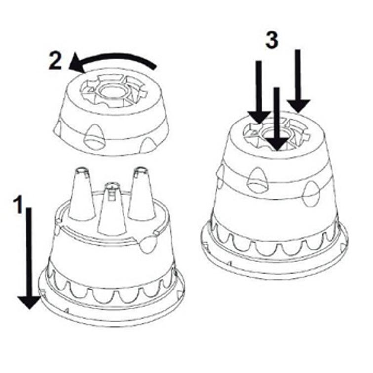Ondine Amppeli Vesisäiliöllä 26 cm 68271
