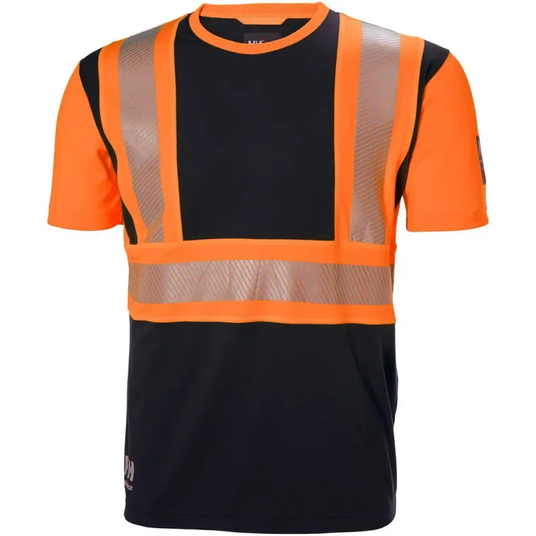 HELLY HANSEN T-PAITA L ICU FL.ORANSSI/HARMAA