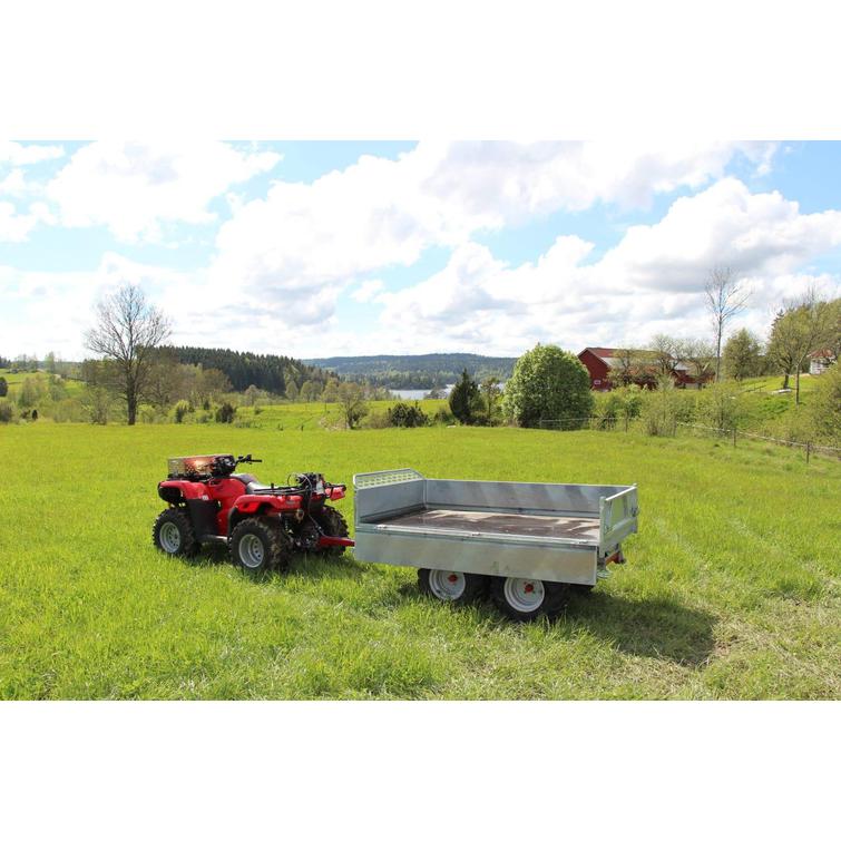 KRANMAN Kippilava DX220V, Isommat pyörät 300/65-12” 8 kankaiset. Sis. relee ja kaapeli sarja.