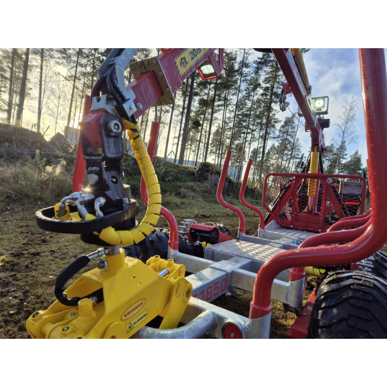 KRANMAN T1850 Pro+ 4WD-UTV, 4.5m kuormain. UTV käyttöön