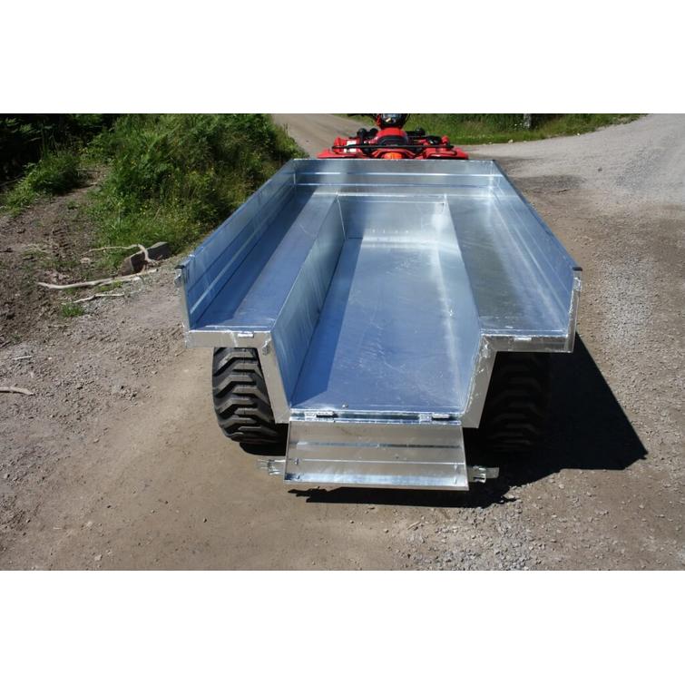 KRANMAN Kuljetusvaunu FL400, Isommat pyörät 300/65-12” 8 kankaiset