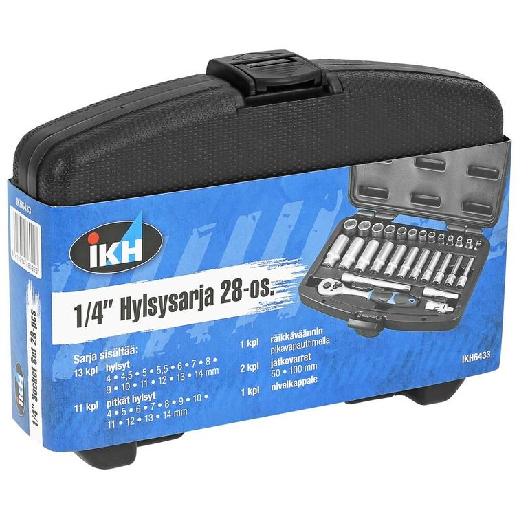 HYLSYSARJA 1/4' 28-OS. 4-14MM PITKÄT JA IKH6433