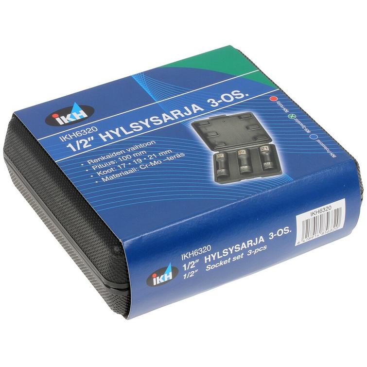 RENGASHYLSYSARJA 1/2' 17/19/21MM DUMBBEL IKH6320