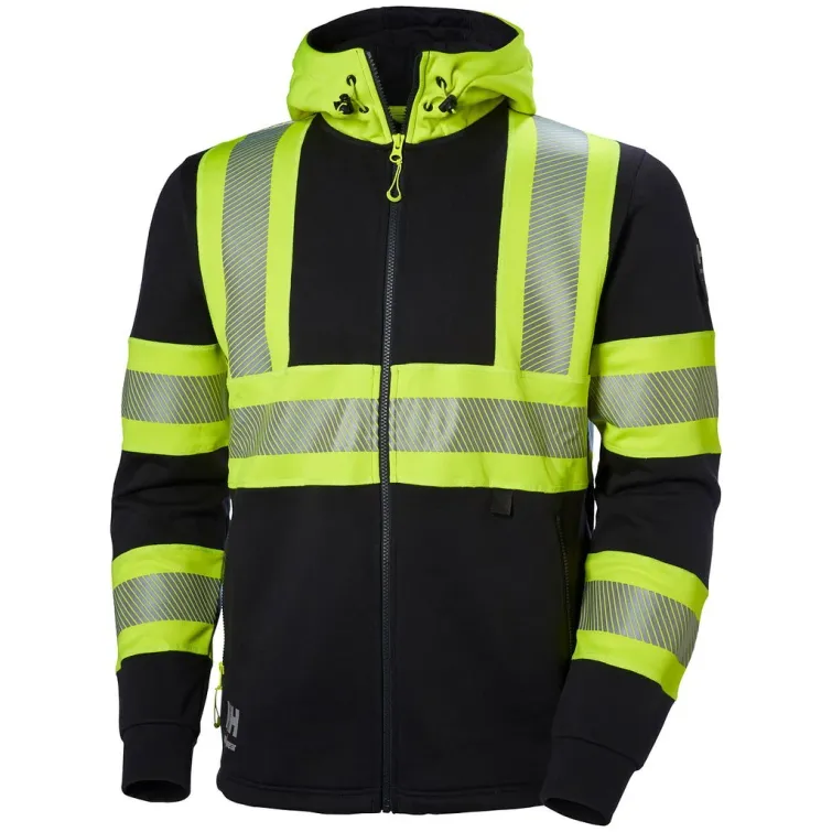 HELLY HANSEN HUPPARITAKKI S ICU FL.KELT/MUSTA LK1 EN20471