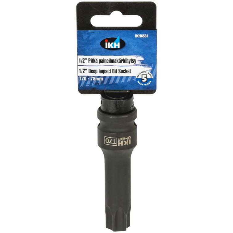 PAINEILMAKÄRKIHYLSY 1/2' T70 78MM IKH6581