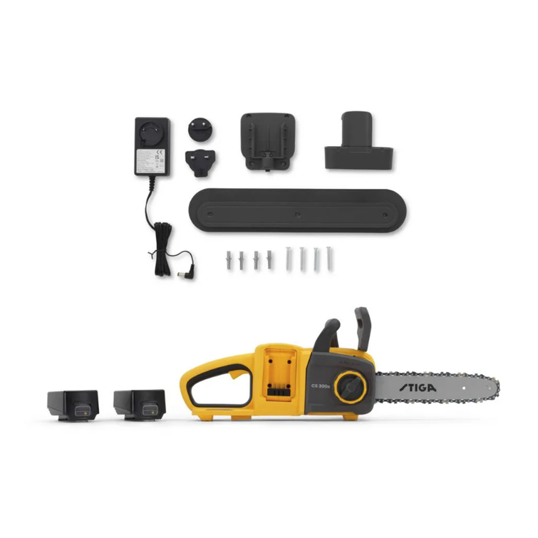 STIGA CS 300E KIT SAHA 12" - 20V-2x4Ah