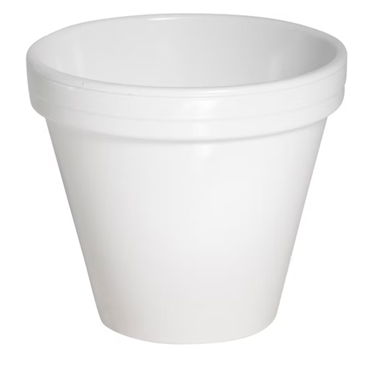 Valkoinen saviruukku 20/22 cm 4403721