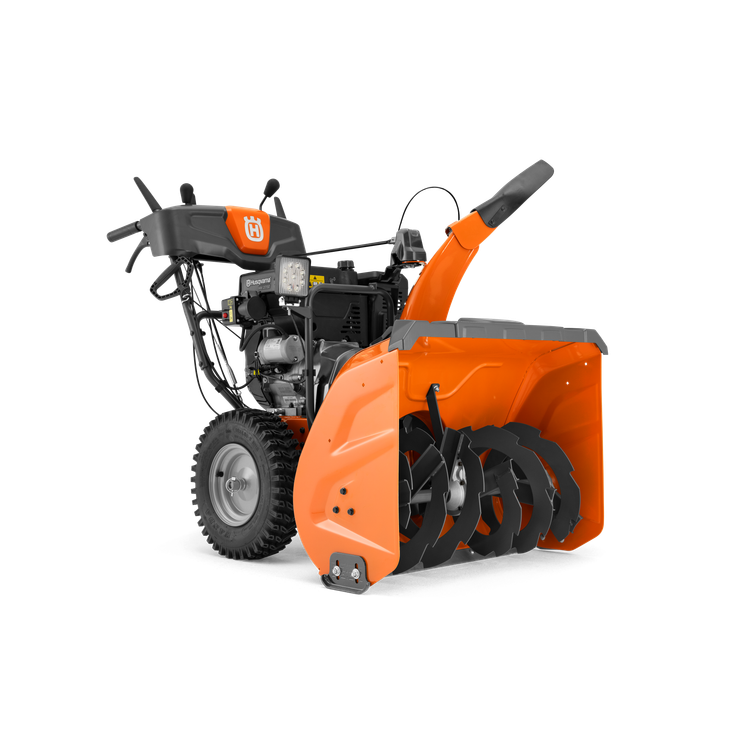 HUSQVARNA ST 376, 375 CC, 76CM, HYDROSTAATTI, L&Auml;MP&Ouml;KAHVAT, S&Auml;HK&Ouml;K&Auml;YNNISTYS, OHJAUSTEHOSTIN, LED-VALOT