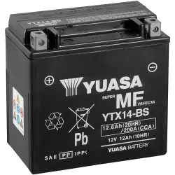 AKKU YUASA  MP 12,6AH AGM +- 150X87X145 YTX14-BS