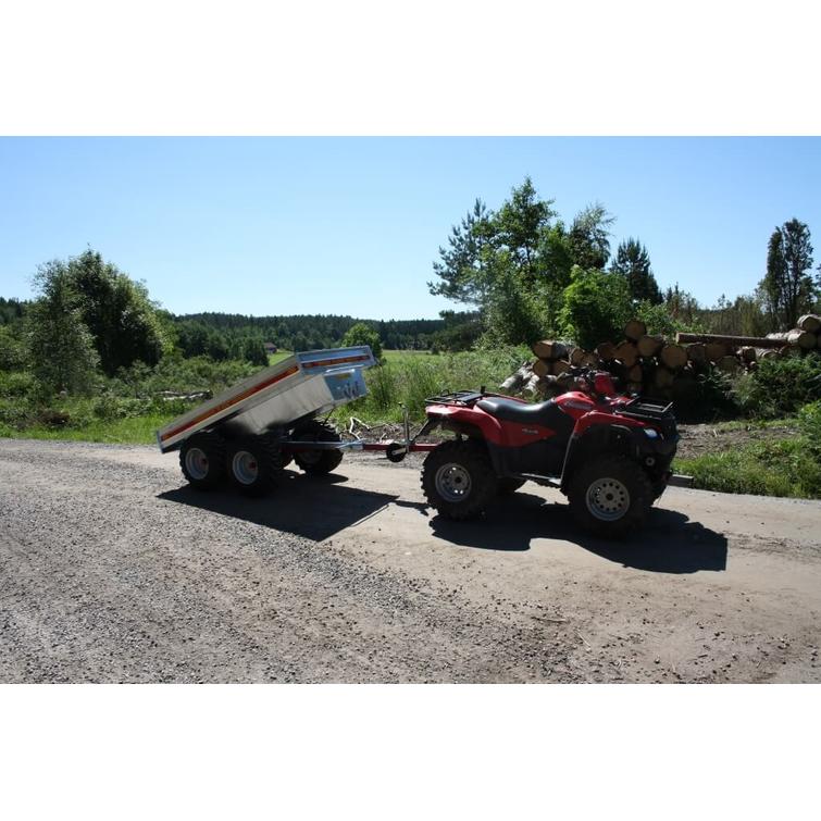 KRANMAN Kuljetusvaunu FL400, Isommat pyörät 300/65-12” 8 kankaiset