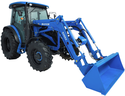 Solis 90 12+12 4WD, Ohjaamolla,Etukuormaajalla