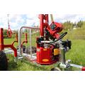 KRANMAN Metsävaunu paketti KP1120. Vaijerikuormaaja, hydrauliaggregaatti, tukijalka, TS200 saksi