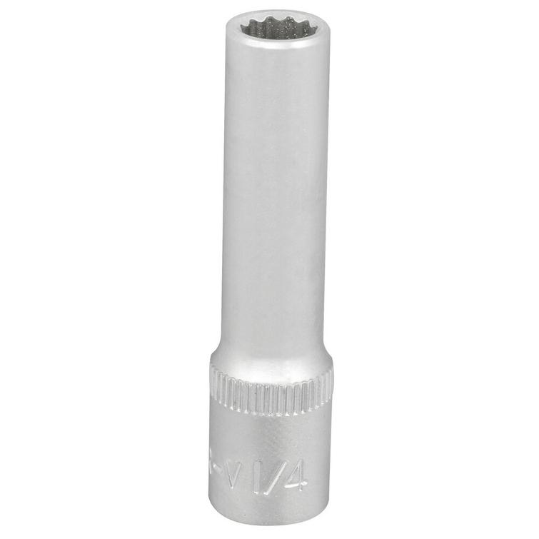 HYLSY 1/4' 12-KULMA 1/4' PITKÄ (50MM) XD04900