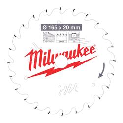 MILWAUKEE PYÖRÖSAHANT. W165X20X1.6X24