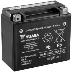 AKKU YUASA  MP 18,9AH AGM +- 175X87X155
