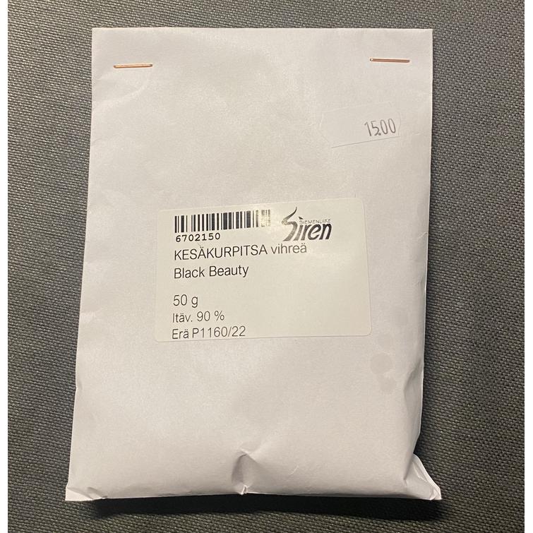 KESÄKURPITSA BLACK BEAUTY 50G 6702150