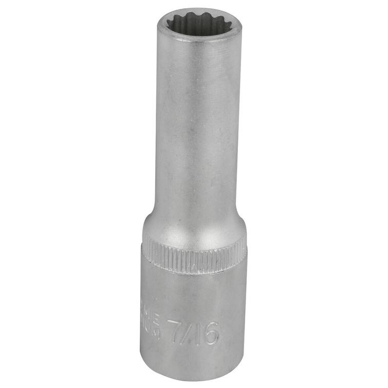 HYLSY 1/2'- 7/16' 12-KULMA PITKÄ XD04226