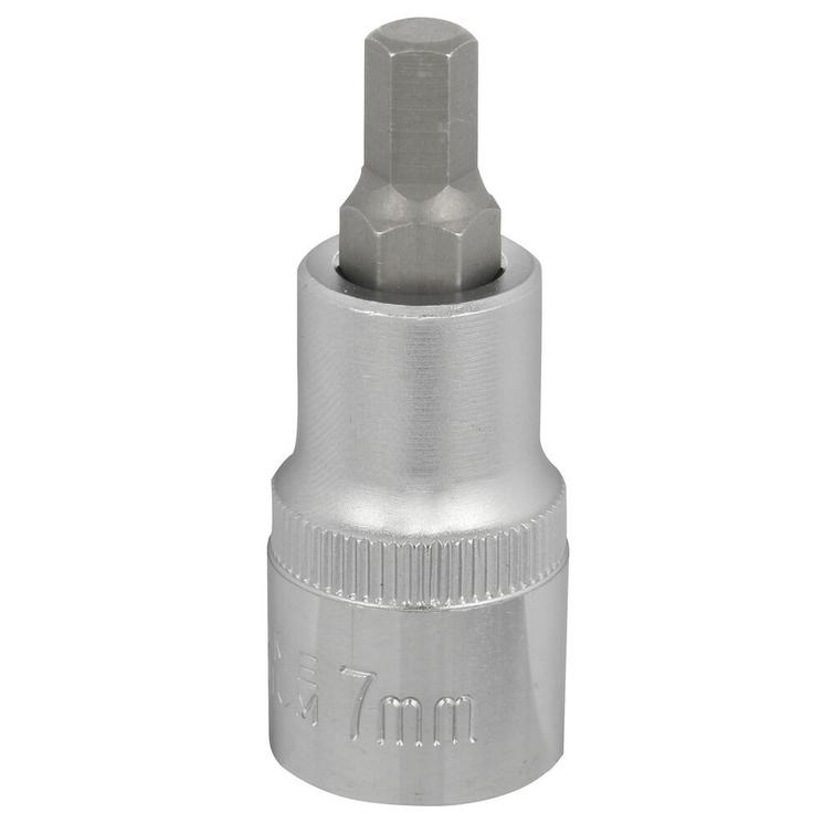 KUUSIOKOLOKÄRKIHYLSY 1/2' S2 7MM