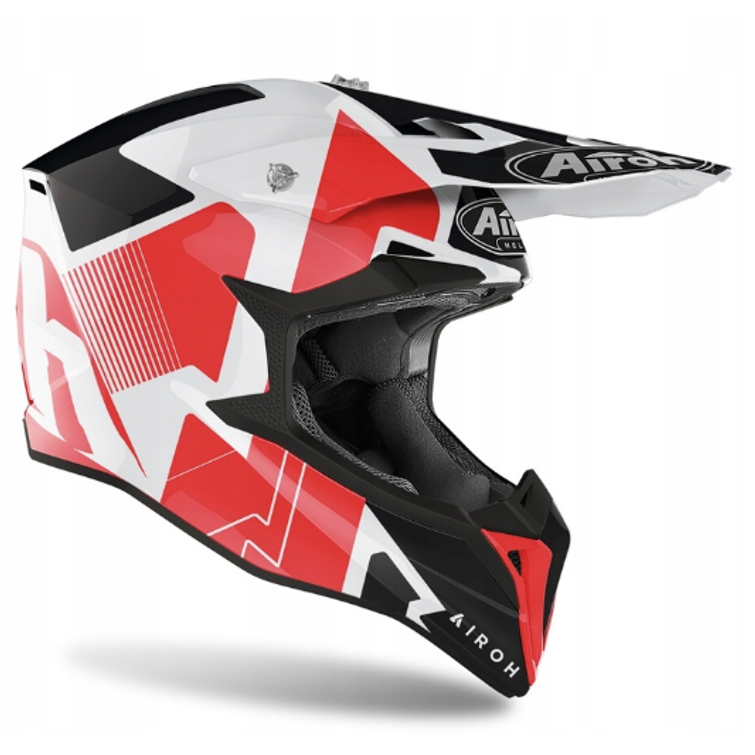 DUELL Airoh Kypärä Wraap Raze punainen L