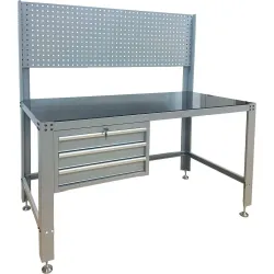 TYÖPÖYTÄ REIKÄLEVY SUOJALEVY 1525X700X1500MM P