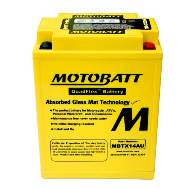 DUELL Motobatt akku, MBTX14AU