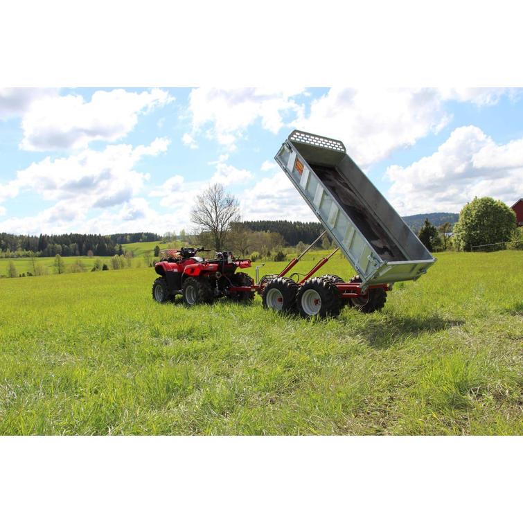 KRANMAN Kippilava DX220V, Isommat pyörät 300/65-12” 8 kankaiset. Sis. relee ja kaapeli sarja.