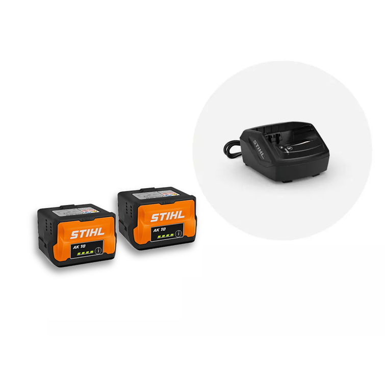 STIHL AK 10 akkusarja - 2 akkua + laturi