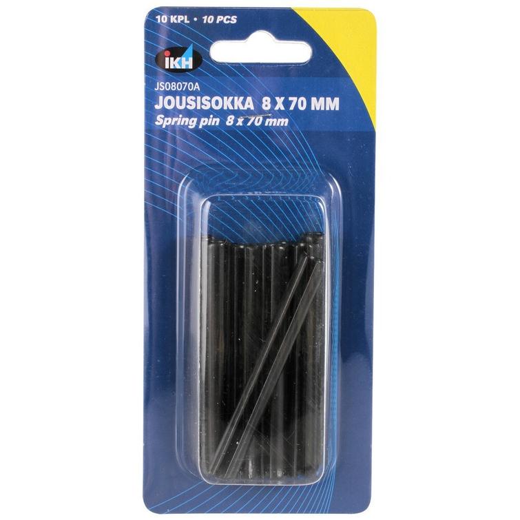 JOUSISOKKA 8X70MM 10KPL DIN1481 JS08070A