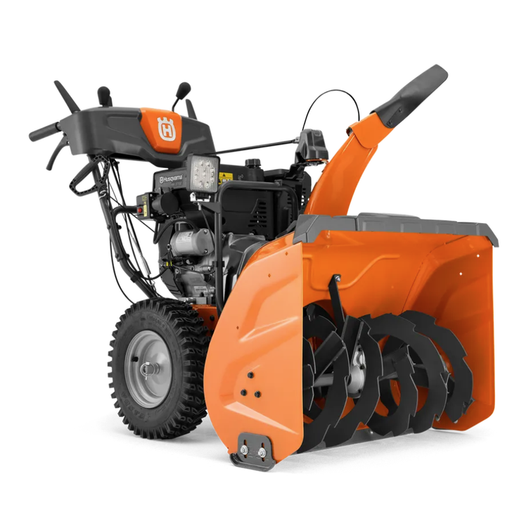 HUSQVARNA ST 376, 375 CC, 76CM, HYDROSTAATTI, LÄMPÖKAHVAT, SÄHKÖKÄYNNISTYS, OHJAUSTEHOSTIN, LED-VALOT