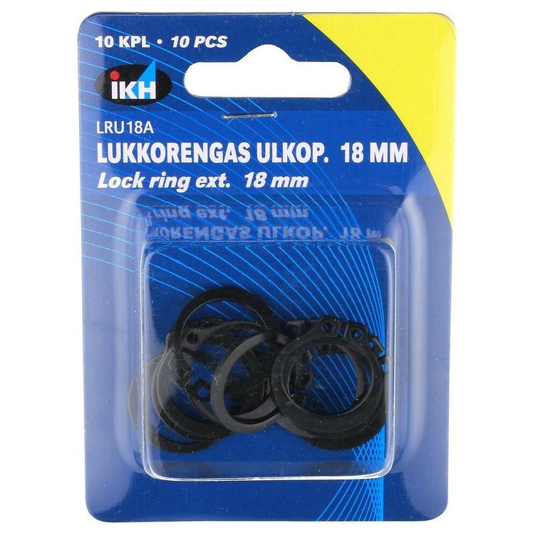 LUKKORENGAS ULKOP. 18MM 10KPL DIN471 LRU18A