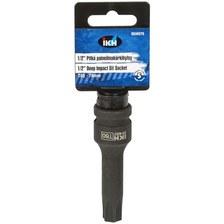 PAINEILMAKÄRKIHYLSY 1/2' T60 78MM IKH6579